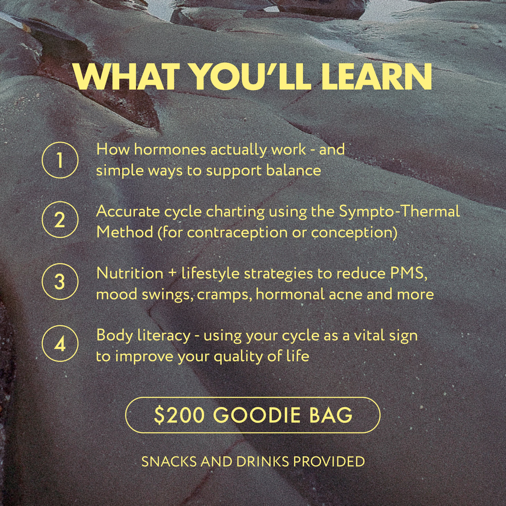 Balance Hormones &amp; Sort Your Cycle Event